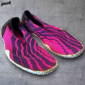 Vtg 90s Nike Aqua Gear Neon Water Shoes Size S 6/7 Display